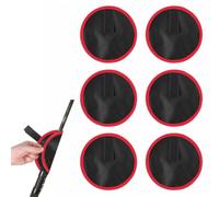 TopHomer Lot de 6 protections pour leurres de pêche en tissu Oxford | Équipement de protection, couvertures de leurre, enveloppement de sécurité, manchon de protection portable