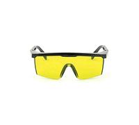 TopHomer Lunettes de sécurité laser enveloppantes de 190 nm-540 nm à longueur d'onde OD +5 pour la protection des yeux - Jaune