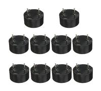 TopHomer Module d'alarme électronique mini sonneur passif buzzer piézo noir pour ordinateurs, imprimantes, composants électroniques (lot de 10)