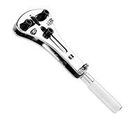 TopHomer Ouvre-boîtier universel argenté réglable à trois griffes pour retirer le boîtier de la montre, 55mm