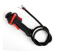 TopHomer Poignée de débroussailleuse avec interrupteur d'accélérateur et câble de déclenchement - Kit universel pour débroussailleuse - Accessoires de jardin - Pièces de rechange - Longueur du câble