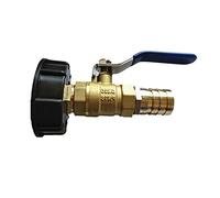 TopHomer Raccords de réservoir IBC de 2,5 cm, adaptateur de robinet de réservoir IBC S60 x 6 IBC avec connecteur à clipser - Pièces de raccord de tuyau d'arrosage (sortie de 25 mm)