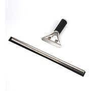 TopHomer Raclette Vitre en Acier Inoxydable, Raclette à Vitre pour Nettoyer Fenêtres de Maison, Carreaux de Salle de Bain, Vitres de Douche et Vitres de Voiture (25cm)