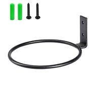TopHomer Support mural pour pot de fleurs noir pour jardin, balcon, cour, maison (normal 12,7 cm)