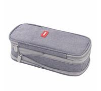 TopHomer Trousse à crayons de grande capacité - Double fermeture éclair avec filet, poches intérieures et extérieures, pochette de rangement multi-usage pour l'école, les voyages, les adolescents et