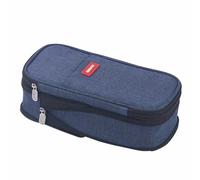 TopHomer Trousse à crayons de grande capacité - Double fermeture éclair avec filet, poches intérieures et extérieures, pochette de rangement multi-usage pour l'école, les voyages, les adolescents et