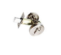 TopHomer Verrou de Porte Cylindre Loquet de Nuit en Alliage de Zinc avec rgent Élégant et Simple pour Porte Intérieure