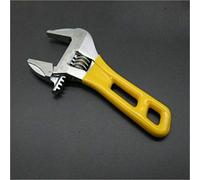 TopHomer Vogueing Tool Clé à molette légère 200 mm Poignée souple Large mâchoire Jaune courte Capacité de la mâchoire 44 mm