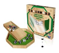 Topi Games – Jeu de société Crashword – Lettres & dés, 2-6 joueurs, 7+ ans, en bois