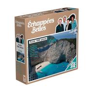 Topi Games | Échappées Belles Puzzle 1000 Pièces - Crète | Puzzle Adulte 11 Ans+ | Navagio, Grèce, Plage, Bateau, Falaises | France 5, Activité Calme | Format 70 x 50 cm