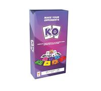 Topi Games KO Jeu de Cartes, Édition Anglaise, Suites de Couleurs | Jeu autonome pour 2-8 joueurs, env. 15 min, 7+; 3 modes, dont un mode simplifié dès 4 ans.