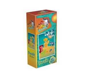 Topi Games | Puzzle Zig et Sharko 100 Pièces Enfant 6 Ans+ | Poster Inclus | Jeu de Société Calme et Éducatif | Série Télé Française | Personnages Animés | Format 49 x 36 cm | Marque Française