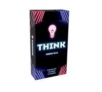 TOPI GAMES | Think | Humain vs IA | Jeu de société de Réfléxion | Jeu de Cartes Éducatives | pour Enfant Dès 7 Ans + | 2 à 8 Joueurs | 20 Min | Idée Cadeau | Marque Française | THK-184001 | VF