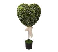 Topiaires en Buis en Forme de CœUr de 76 Cm pour ExtéRieur, Lot de 2 Arbres Topiaires en Forme de CœUr pour La Saint-Valentin, DéCorations de Verdure Artificielle(1 PCS)