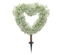 Topiary Topiary pour extérieur, décoration de jardin, cœur artificiel en forme de printemps, durable, résistant aux intempéries, outil de plantation décoratif,