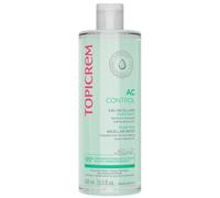 Topicrem - AC CONTROL Eau Micellaire Purifiante Démaquillante - Nettoie en Douceur, Réduit l’Excès de Sébum - Soin pour Peaux Mixtes à Grasses, Acnéiques - 400 ml