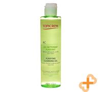TOPICREM AC Gel Nettoyant Purifiant - Démaquillant Sans Savon 200 Ml