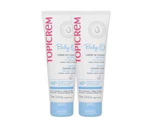 Topicrem Baby Crème Change Couche Action Barrière Pack 2x75ml