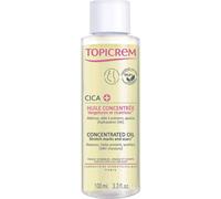 Topicrem - CICA+, Huile Concentrée Vergetures et Cicatrices - Atténue, Aide à Prévenir, Apaise, Hydrate 24h - Soin Visage et Corps pour Peaux Sensibles - Fini Non Gras, Non Collant - 100 ml