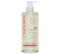 Topicrem - DA PROTECT Gel Nettoyant Surgras - Nettoie, Apaise, Protège - Gel Douche pour Peaux Sensibles, Sèches, Atopiques, Bébés, Enfants et Adultes - Fabrication Française - 500 ml