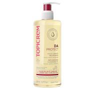 Topicrem - DA PROTECT Huile Lavante Relipidante - Nettoie en Douceur, Relipide, Apaise et Protège - Soin pour Peaux Sensibles, Sèches, Atopiques, Bébés et Adultes - Fabrication Française - 500 ml