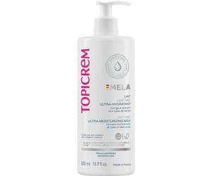 Topicrem Mela Lait Corps Unifiant Ultra-Hydratant Flacon Pompe 500ml