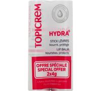 Topicrem Pack Dúo Hydra+ Baume à Lèvres 2x4g
