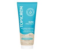 Topicrem - Sun Protect, Gelée Fraîche Après-Soleil Apaisante Visage et Corps - Hydrate 48h, Prolonge le Bronzage - Soin Solaire Peaux Sensibles - Aloé Vera et Karité - 200 ml
