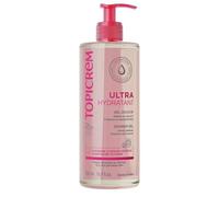 Topicrem - Ultra Hydratant Gel Douche - Nettoie en Douceur, Protège et Hydrate la Peau - Sans Savon, Texture Onctueuse, Odeur Délicate, Peaux Sensibles et Sèches, Fabrication Française - 500 ml