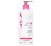 Topicrem - Ultra Hydratant Lait Corps - Hydrate 48h, Relipide, Protège la Peau - Texture Onctueuse, Odeur Délicate - Crème Hydratante pour Peaux Sensibles - Fabrication Française - 500 ml