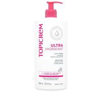 Topicrem - Ultra Hydratant Lait Corps - Hydrate 48h, Relipide, Protège la Peau - Texture Onctueuse, Odeur Délicate - Crème Hydratante pour Peaux Sensibles - Fabrication Française - 1L