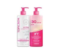Topicrem Lait Corps Ultra Hydratant – Lot de 2 x 500 ml
