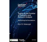 Topics At The Frontier Of Statistics And Network Analysis