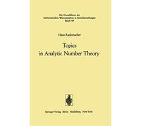 Topics in Analytic Number Theory