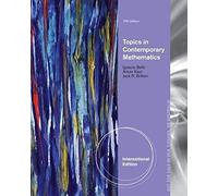 Topics In Contemporary Mathematics, International Edition