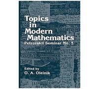 Topics In Modern Mathematics