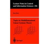 Topics in Multidimensional Linear Systems Theory, Lecture Notes in Control and Information Sciences Eva Zerz (Auteur)