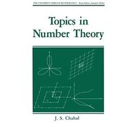 Topics In Number Theory