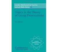 Topics In The Theory Of Group Presentations