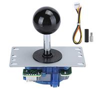 Topiky 1 Pièces Joystick D', Machine de Console de Jeu D' Joystick Haute Sensibilité sans Retard Accessoire de Manette de Jeu pour Kit de Bouton D'armoire de Jeu D' (Noir)