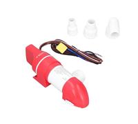 Topiky 1100GPH Pompe de Cale Basse Hauteur Automatique DC12V pour Bateaux | Élimination de l\'eau submersible, vidange du réservoir d\'appât, pompe de piscine, fonctionnement silencieux, sortie