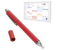 Topiky 2 en 1 Stylet pour écran Tactile, Stylet à Haute sensibilité et Capacitif à Haute sensibilité avec Deux Conseils, Stylistes Magnétiques Stylistes pour L'écran D'affichage (Rouge)