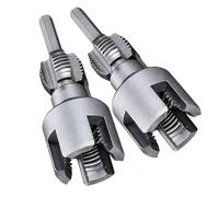Topiky 2-Pack CR V Tuyau en Acier Fileteuse pour Perceuses électriques | Tête de filière réglable, tailles 1/2 et 3/4 pouces, compatibilité avec les tuyaux en plastique, plomberie et CVC, outil de