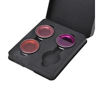 Topiky 3 pcs Ensemble de Filtre de Plongée Lentille, OA-FI181 3 Pcs Lentille de Revêtement Multicouche Plongée Kit de Filtre Étanche Accessoire de Photographie pour OSMO Action Sports Camera