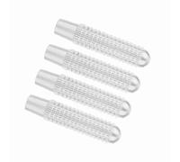 Topiky 4pcs Car Door Lock Pin Knob Cover for A B E CLA GLA GLK (SILVER)