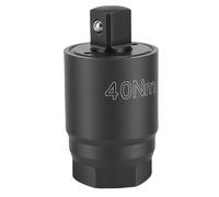 Topiky Adaptateur de clé à Torsion Limitée liquet à Douille 3/8", Outil de Conversion de de Torsion, Adaptateur de en Acier traité Thermiquement pour Assemblage Mécanique de Réparation