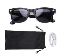 Topiky AI Smart Traduction Lunes avec Appareil Photo, Traduction en Temps Réel Glêmes de Caméra Bluetooth, Lunettes de Soleil Anti-Bleu avec Une Voix AI Interaction Smart Photo (des Lunettes de