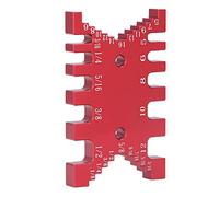 Topiky Aluminium Dovetail Gabarit Tenon Pied à Coulisse pour Boiserie | Échelle impériale métrique, règle de mesure de scie à toupie usinée CNC, pour la menuiserie et la fabrication de meubles