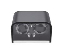 Topiky Automatic Watch Winder 2 Slots avec LED Light, Rotateur Silencieux | Boîte de montre à double puissance, Modes de rotation pour montres mécaniques, vitrine de Table compacte, moteur silencieux