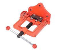 Topiky Bench Pipe Vice Heavy Duty Yoke Hinged Clamp | Outil de plombier enfileur, corps en acier allié, pour couper et fileter des tuyaux, capacité de 15 à 50 mm